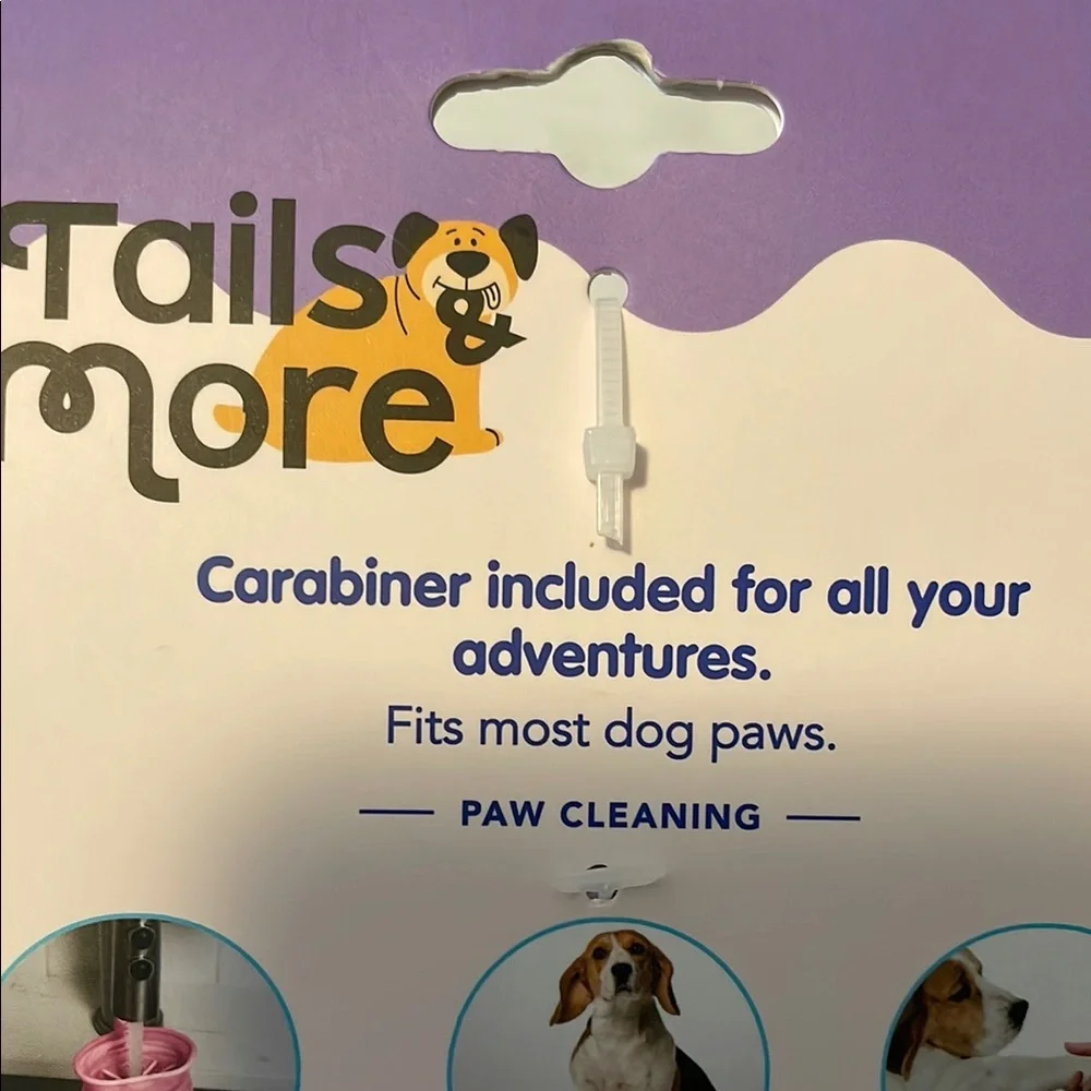 Tails & More Pink Cleaning Paw Pod with Towel